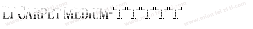 LT Carpet Medium字体转换